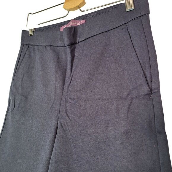 Gloria Vanderbilt Women Navy Cropped Ponte Pants With Tummy Control Panel Medium - Picture 3 of 10